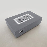 Concrete Fire Pit Table - Rectangular — Studio Shot